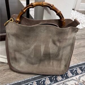 Gucci bamboo tote